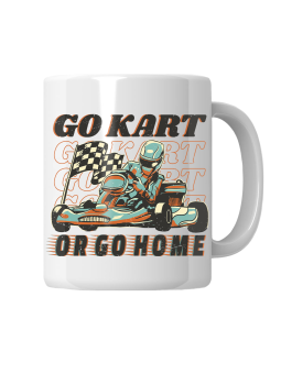 Kubek Gokart Or Go Home - HiPanda! Śmieszne Prezenty z Nadrukami ?