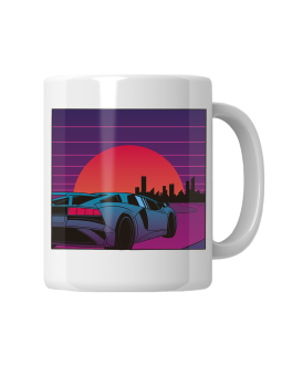 Kubek Vaporwave Car - HiPanda! Śmieszne Prezenty z Nadrukami ?