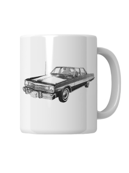 Kubek Halftone Vintage Car - HiPanda! Śmieszne Prezenty z Nadrukami ?