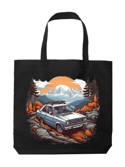 Torba Samochód w Górach - HiPanda! Śmieszne prezenty z Nadrukami ?