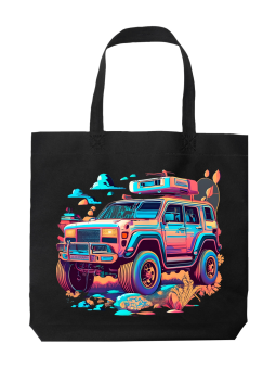 Torba Kolorowy Samochód Terenowy - HiPanda! Śmieszne prezenty z Nadrukami ?