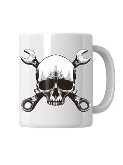 Kubek Czaszka Mechanik - HiPanda! Śmieszne Prezenty z Nadrukami ?