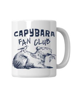 Kubek Capybara Fan Club - HiPanda! Śmieszne Prezenty z Nadrukami ?
