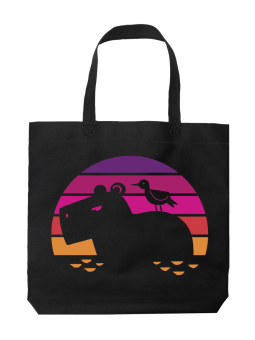 Torba Kapibara Zarys - HiPanda! Śmieszne prezenty z Nadrukami ?