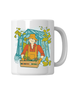 Kubek Ogrodnik z Warzywami - HiPanda! Śmieszne Prezenty z Nadrukami ?