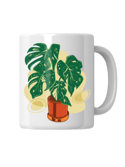 Kubek Monstera w Doniczce - HiPanda! Śmieszne Prezenty z Nadrukami ?