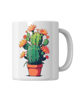 Kubek Kwitnący Kaktus - HiPanda! Śmieszne Prezenty z Nadrukami ?