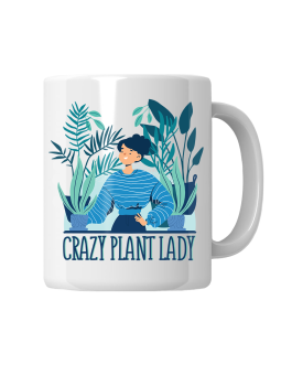 Kubek Crazy Plant Lady - HiPanda! Śmieszne Prezenty z Nadrukami ?