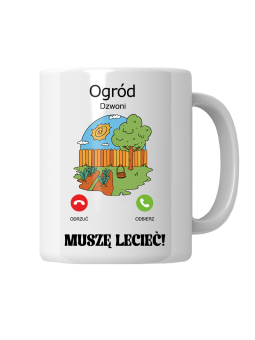 Kubek Ogród Dzwoni - HiPanda! Śmieszne Prezenty z Nadrukami ?