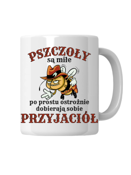 Kubek Pszczoły Są Miłe - HiPanda! Śmieszne Prezenty z Nadrukami ?
