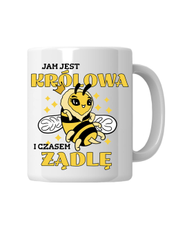 Kubek Jam Jest Królowa - HiPanda! Śmieszne Prezenty z Nadrukami ?