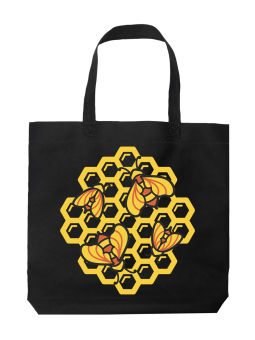 Torba Cztery Pszczoły - HiPanda! Śmieszne prezenty z Nadrukami ?