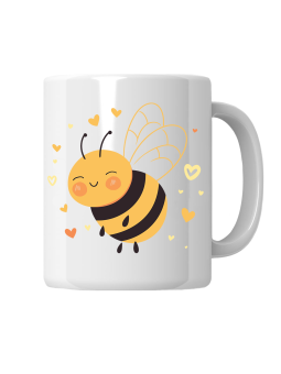 Kubek Uśmiechnięta Pszczoła - HiPanda! Śmieszne Prezenty z Nadrukami ?