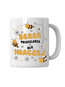 Kubek Serce Pszczelarza - HiPanda! Śmieszne Prezenty z Nadrukami ?