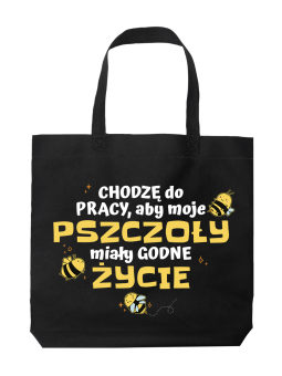 Torba Pszczoły Chodzę Do Pracy - HiPanda! Śmieszne prezenty z Nadrukami ?