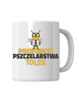 Kubek Profesor Pszczelarstwa [WYBIERZ IMIĘ] - HiPanda! Śmieszne Prezenty z Nadrukami ?