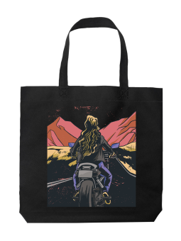 Torba Dziewczyna Na Motocyklu - HiPanda! Śmieszne prezenty z Nadrukami ?