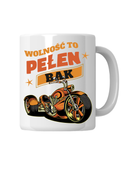 Kubek Wolność To Pełen Bak - HiPanda! Śmieszne Prezenty z Nadrukami ?