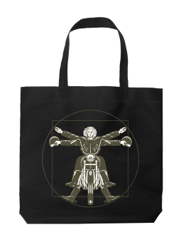 Torba Vitruvian Biker - HiPanda! Śmieszne prezenty z Nadrukami ?