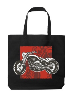 Torba Motocykl Na Czerwonym Tle - HiPanda! Śmieszne prezenty z Nadrukami ?