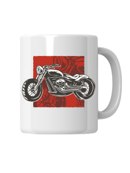 Kubek Motocykl Na Czerwonym Tle - HiPanda! Śmieszne Prezenty z Nadrukami ?