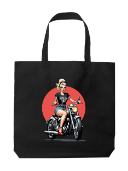 Torba Pin Up Girl Na Motocyklu - HiPanda! Śmieszne prezenty z Nadrukami ?