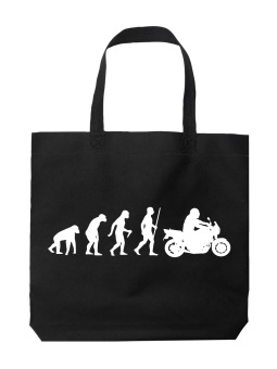 Torba Ewolucja Motocyklisty - HiPanda! Śmieszne prezenty z Nadrukami ?