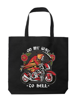 Torba On My Way To Hell - HiPanda! Śmieszne prezenty z Nadrukami ?