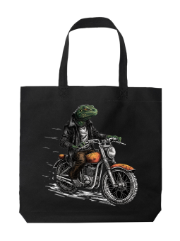 Torba Jaszczurka Na Motocyklu - HiPanda! Śmieszne prezenty z Nadrukami ?