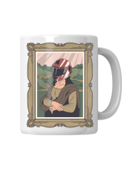 Kubek Mona Lisa w Kasku - HiPanda! Śmieszne Prezenty z Nadrukami ?