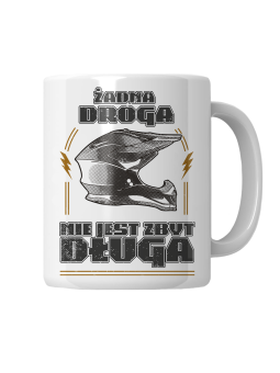 Kubek Żadna Droga Nie Jest Zbyt Długa - HiPanda! Śmieszne Prezenty z Nadrukami ?