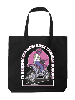 Torba Ta Księżniczka Nosi Kask - HiPanda! Śmieszne prezenty z Nadrukami ?