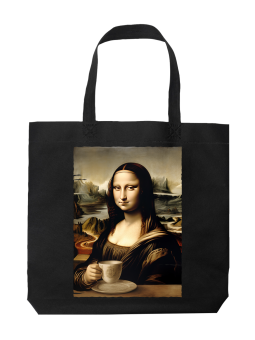 Torba Mona Lisa z Kawą - HiPanda! Śmieszne prezenty z Nadrukami ?
