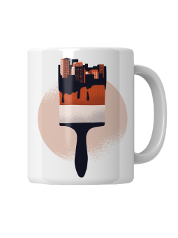 Kubek Pędzel Miasto - HiPanda! Śmieszne Prezenty z Nadrukami ?