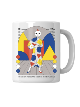 Kubek Bauhaus Figure - HiPanda! Śmieszne Prezenty z Nadrukami ?