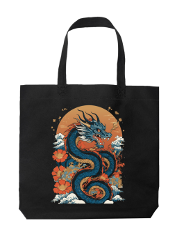 Torba Smok Na Pomarańczowym Tle - HiPanda! Śmieszne prezenty z Nadrukami ?