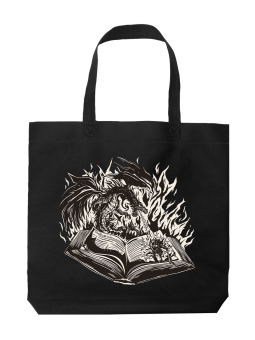 Torba Smok Ziejący z Książką - HiPanda! Śmieszne prezenty z Nadrukami ?