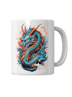 Kubek Smok z Rogami - HiPanda! Śmieszne Prezenty z Nadrukami ?