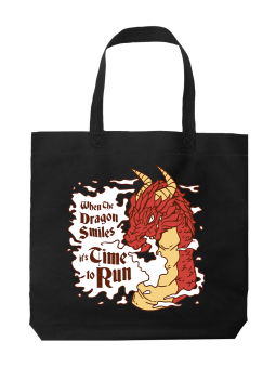 Torba When Dragon Smiles - HiPanda! Śmieszne prezenty z Nadrukami ?