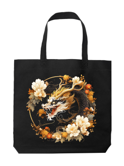 Torba Smok Kwiaty Okrąg - HiPanda! Śmieszne prezenty z Nadrukami ?