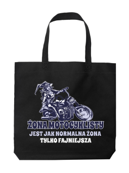 Torba Żona Motocyklisty - HiPanda! Śmieszne prezenty z Nadrukami ?