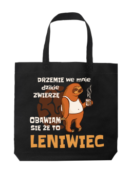 Torba Dzikie Zwierzę Leniwiec - HiPanda! Śmieszne prezenty z Nadrukami ?