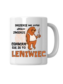 Kubek Dzikie Zwierzę Leniwiec - HiPanda! Śmieszne Prezenty z Nadrukami ?