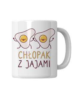 Kubek Najlepszy Chłopak z Jajami - HiPanda! Śmieszne Prezenty z Nadrukami ?
