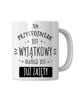 Kubek Wyjątkowy Przystojniak - HiPanda! Śmieszne Prezenty z Nadrukami ?
