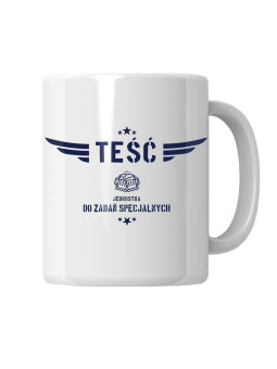 Kubek Teść Jednostka Do Zadań Specjalnych - HiPanda! Śmieszne Prezenty z Nadrukami ?