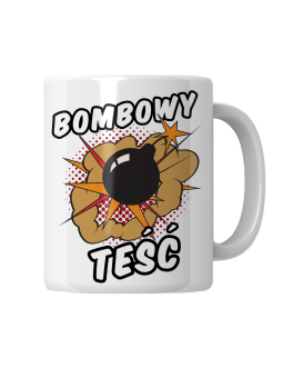 Kubek Bombowy Teść - HiPanda! Śmieszne Prezenty z Nadrukami ?