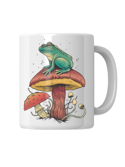 Kubek Żaba Na Grzybie - HiPanda! Śmieszne Prezenty z Nadrukami ?