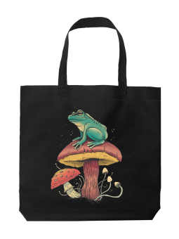 Torba Żaba Na Grzybie - HiPanda! Śmieszne prezenty z Nadrukami ?