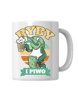 Kubek Ryby i Piwo - HiPanda! Śmieszne Prezenty z Nadrukami ?